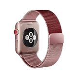 E2M Apple Watch 38-40 mm KRD-02 Çift Renkli Metal Hasır Kordon Altın Sarısı