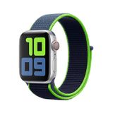 E2M Apple Watch 38-40 mm KRD-03 Hasır Kordon - 2 Koyu Mavi