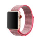 E2M Apple Watch 38-40 mm KRD-03 Hasır Kordon - 3 Pembe