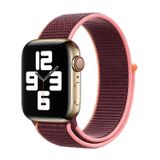 E2M Apple Watch 38-40 mm KRD-03 Hasır Kordon - 6 Mürdüm Rengi