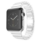 E2M Apple Watch 38-40 Mm Krd-09 Metal Band Kordon Beyaz