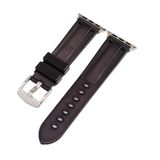 E2M Apple Watch 38-40mm KRD-23 Transparent Kordon -2 Siyah