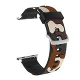 E2M Apple Watch 38-40mm KRD-24 Kamuflaj Kordon Kahverengi