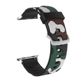 E2M Apple Watch 38-40mm KRD-24 Kamuflaj Kordon Koyu Yeşil