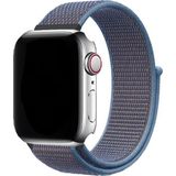 E2M APPLE WATCH 42-44-45-46-49M KRD-03 HASIR KANVAS MAVİ KORDON