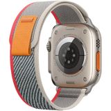 E2M Apple Watch 42-44-45-49mm KRD-27 Trial Çift Renkli Kordon Gri
