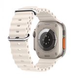 E2m Apple Watch 42-44-45-49mm Krd-28 Ocean Bej Kordon