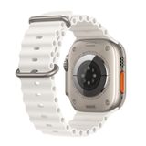 E2m Apple Watch 42-44-45-49mm Krd-28 Ocean Beyaz Kordon