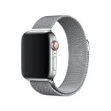 E2M Apple Watch 42-44 mm KRD-01 Metal Hasır Kordon Gümüş