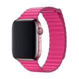 E2M Apple Watch 42-44 mm KRD-06 Deri Kordon Pembe