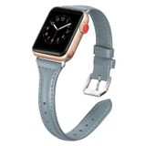 E2M Apple Watch 42-44 mm KRD-13 Deri Kordon Mavi