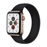 E2M Apple Watch 42-44 mm KRD-18 Silikon Solo Kordon S Beden-2 Siyah