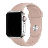E2M Classic Silikon Apple Watch Kordon 42-44-45-49mm Pudra Rengi