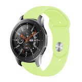 E2M Samsung Watch 20 mm KRD-19 Classic Silikon Kordon-2 Açık Yeşil