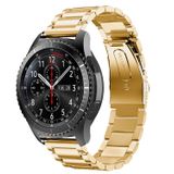 E2M Samsung Watch 20mm KRD-05 Klasik Metal Kordon Altın Sarısı