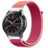 E2M Samsung Watch 22 mm KRD-03 Hasır Kordon-3 Vişne Rengi