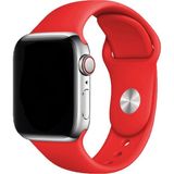 E2M Silikon Apple Watch Kordon 42-44-45-49mm Kırmızı