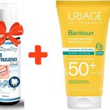 E2quality Diş Beyazlatıcı Köpük + Uriage Bariesun Mat Fluid Spf 50 50 Ml Yağsız Güneş Kremi