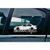 E36 3-series M3 Kelebek Cam Araba oto Sticker 19 cm 2 Adet