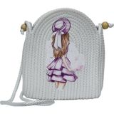 E38 El Işçiliği Hasır Jüt Kol Çantası 25*21 cm - 6142 - Karışık