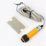 E3f-R2n2 Reflektorlu Ir Kizilotesi Mesafe Sensor Npn Nc Infrared Optik 2 Metre Engel Cisim