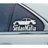 E46 3-series sedan Kelebek Cam Araba oto Sticker 19 cm 2 Adet