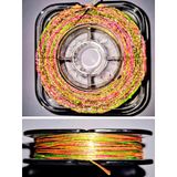 Ea Genset Hazır Çapari Kombini Boru Sim Ultraviyole Uv Neon Fıstık Yeşili - Pembe Makarada