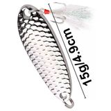 Ea Genset Kaşık 15Gram / 4,9C.m Gümüş Yapay Yem, Spin, Rapala, Jig Yem, Zoka Yem, Alabalık, Çinekop, Levrek, Lüfer, Palamut, Zargana, Turna, Zoka Yem
