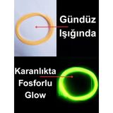 Ea Genset Turuncu Fosforlu Karanlıkta Parlayan, Glow Luminous İn Dark Ultraviyole (Uv) Neon 1 Adet Poşet Çapari Simi