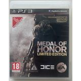EA Medal Of Honor Limited Edition Ps3 Oyun