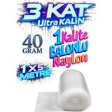 EA Mim Tasarım Dizayn Ambalaj 40 Gram Ultra Kalın Balonlu Naylon 100 cm x 50 Metre - 100X5