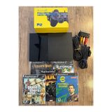 EA Ps2 konsol çipli + 5 adet oyun + 1 adet kontorland kol pes gta nfs