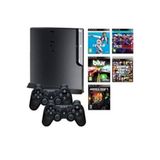EA Ps3 slim 500 gb oyun konsolu + 2 kol + 30 ana oyun + 100 arcade oyun playstation 3