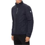 EA7 Armani 8NPB13 PNE1Z 1562 Erkek Ceketi, Fermuarlı, Dik Yaka ve Cepli, Siyah, Mavi (Marineblau), S