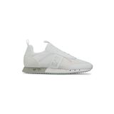 EA7 Black & White Lace Up erkek spor ayakkabısı, Beyaz, 45 EU