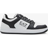 EA7 Emporio Armani Logo Unisex Siyah Spor Ayakkabı - MC001-Siyah