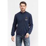 Ea7 Erkek Fermuarlı Sweatshirt,Mavi 2Xl,8056787942547