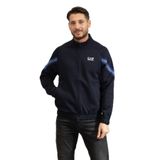 Ea7 Erkek Fermuarlı Sweatshirt,Mavi M,8033996390116