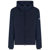 EA7 Erkek Kapüşonlu, Fermuarlı Sweatshirt, Mavi, L Beden