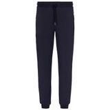 EA7 Erkek Lacivert Regular Fit, Beli ve Paçası Lastikli, Pamuklu Eşofman Altı, 2XL