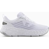EA7 Erkek Rahat Yüksek Tabanlı Nefes Alabilir File Detaylı Armani Kartal Logolu Gri Sneaker X8X239 XK432-R965