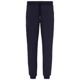 EA7 Erkek Regular Fit, Beli ve Paçası Lastikli, Pamuklu Eşofman Altı, Lacivert, M