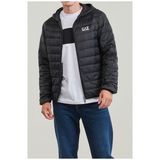EA7 Erkek Tam Kalıp Kapüşonlu Şişme Mont - Siyah - XS - Black