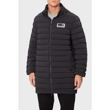 Ea7 Kapitoneli Regular Fit Kuş Tüyü Dolgulu Gizli Kapüşonlu Uzun Şişme Mont Erkek Mont 6DPK12 Pnhaz 1200