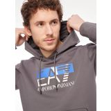 EA7 Kapüşon Yaka Koyu Gri Sweatshırt, S, 5003112495, Koyu Gri, erkek