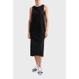Ea7 Pamuklu Regular Fit Yırtmaç Detaylı Midi Elbise Bayan Elbise 7W000180 AF12484 UC001