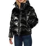 EA7 Regular Fit Kapüşonlu Parlak Şişme Mont Bayan MONT 6DTG14 TNICZ 1200
