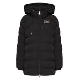 Ea7 Regular Fit Rüzgar ve Isı Kaybı Korumalı Çıkarılabilir Kapüşonlu Uzun Mont Bayan Mont 6LTK09 TN5VZ 0200