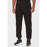 Ea7 Streç Pamuklu Regular Fit Yüksek Bel Ribanalı Paça Jogger Pantolon Erkek Pantolon 7M000144 AF13538 UC001 - Siyah