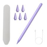 EAAERR iPad 10&9thGen için Stylus Kalem, Daha Hızlı Şarj Palm Reddetme Eğim Hassasiyeti 2018-2024 iPad Pro 11"/12.9", iPad 10/9/8/7/6, iPad Mini 6. / 5. Nesil, iPad Air 5./4./3. Nesil (Mor) ile Uyumlu